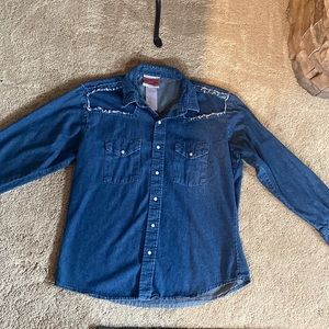 Urban Renewal Denim loose-fit top